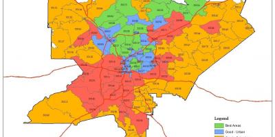 C.a.p. mappa di Atlanta